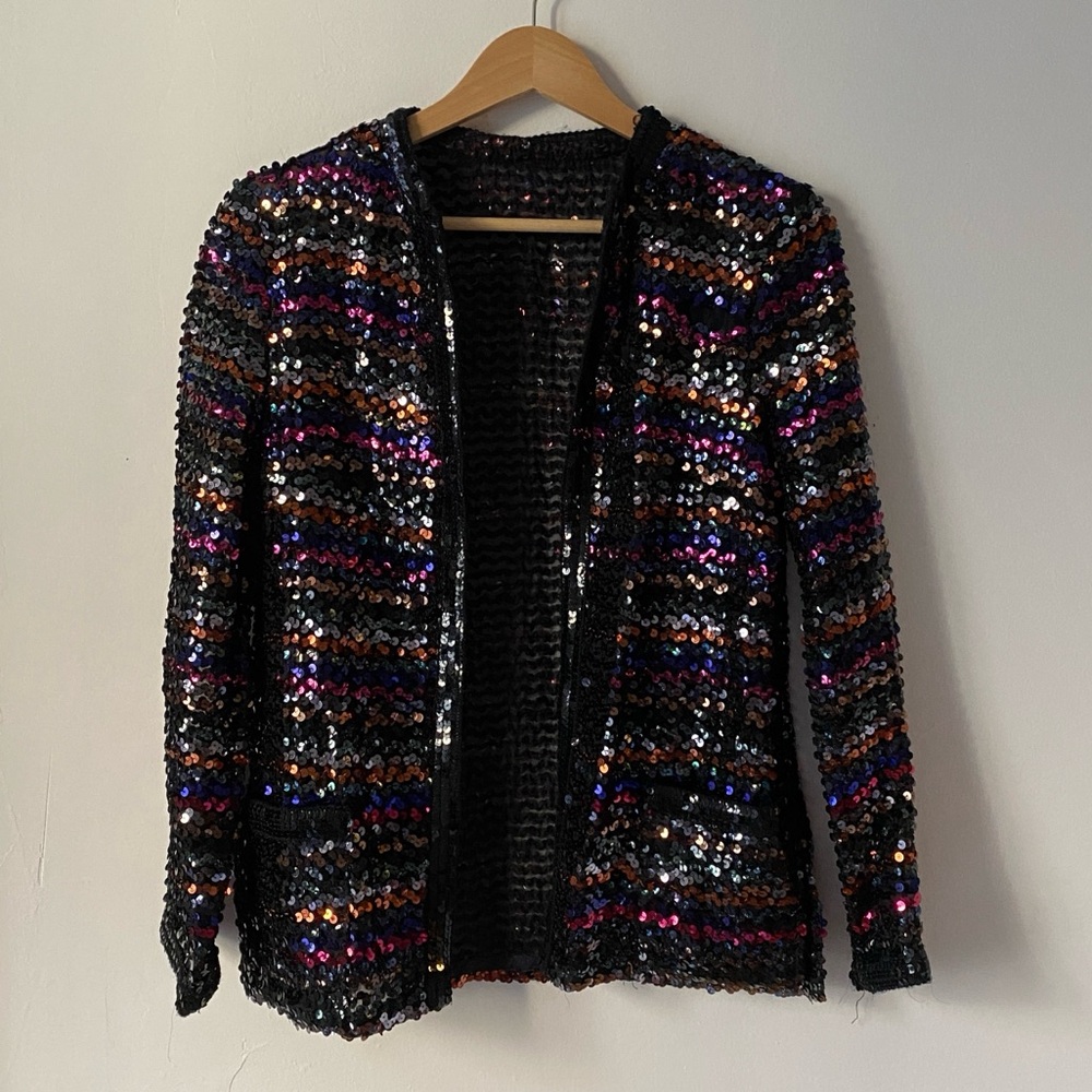 Vintage 80s sequin jacket